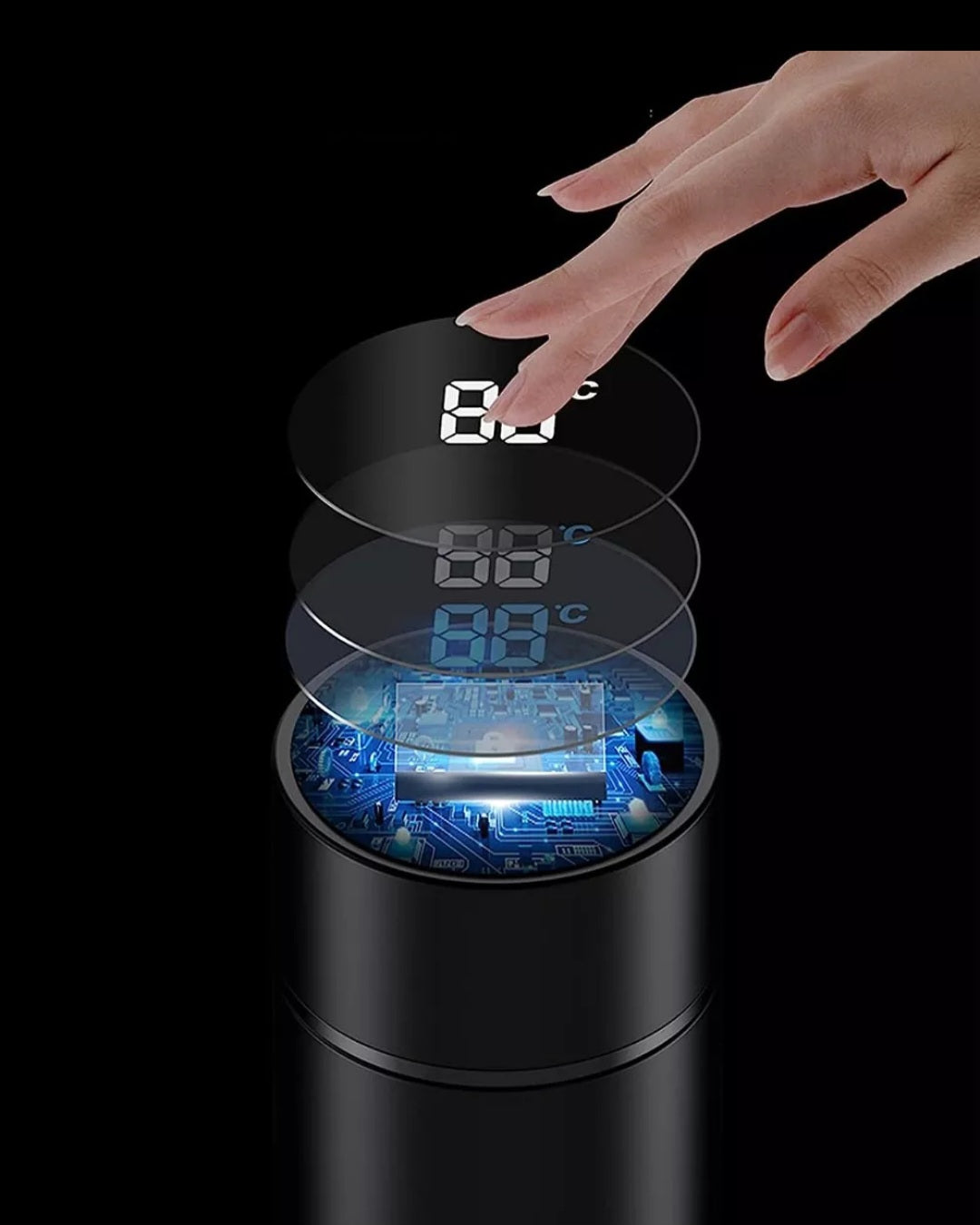 Termo Inteligente Digital Táctil Led / 500ml